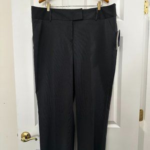 APT. 9 Pinstripe Trouser/Pants, Dark Gray, Size 18W SHORT